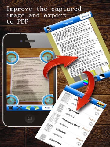 Скриншот из MyScan HD: scan document into PDFs