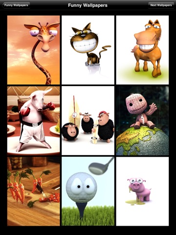 Funny Wallpapers HD for iPad screenshot 3