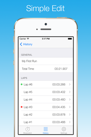 Stopwatch - A professional and accurate stopwatch with milliseconds precision screenshot 4