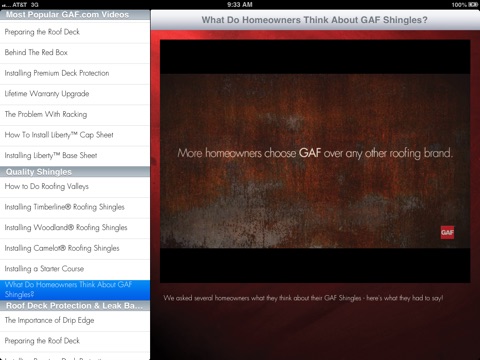 GAF Videos screenshot 2