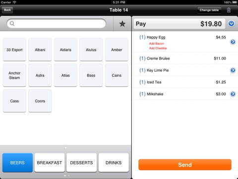 QOrder for iPad screenshot 4