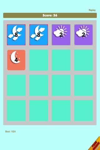 Weather 2048 FREE - A Climate Logic Strategy Puzzle screenshot 3