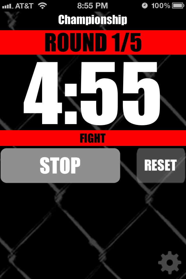 MMA Timer Lite - Free Mixed Martial Arts Round Interval Timer screenshot 2