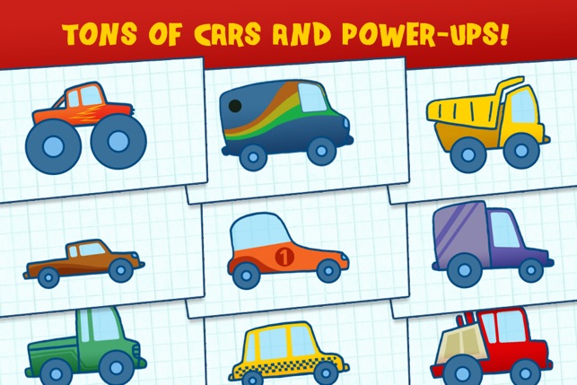 免費賽車遊戲的樂趣 - 汽車賽 (Doodle Fun Car Racing - Free Race Game)(圖4)-速報App