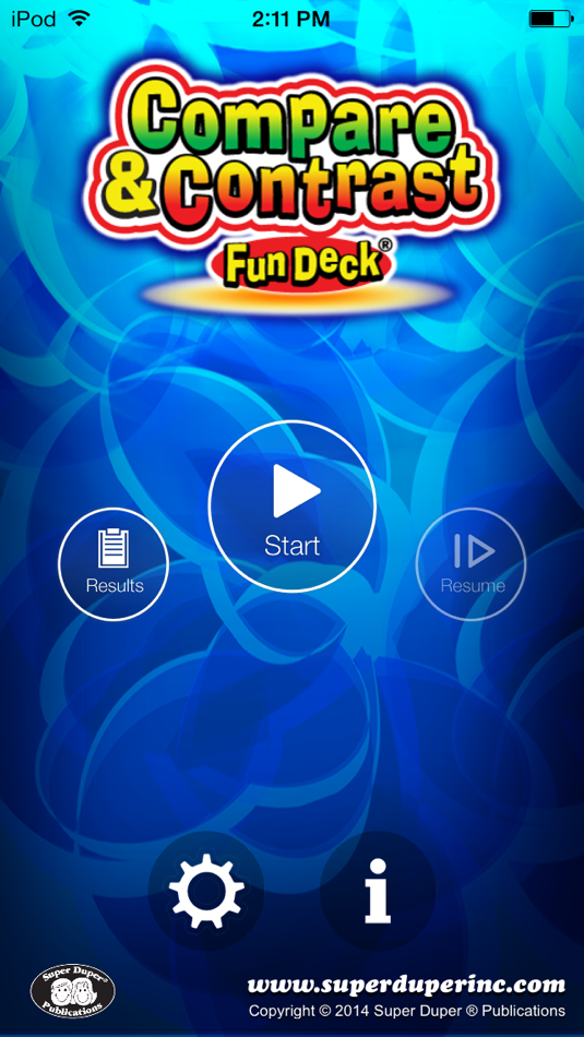 #1. Compare and Contrast Fun Deck (iOS) Podle: Super Duper Publications
