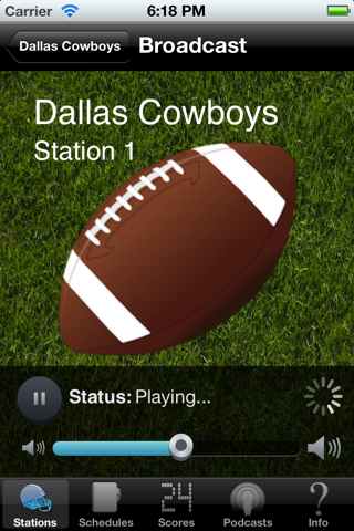 Dallas Football Live - Radio, Scores & Schedule screenshot 2