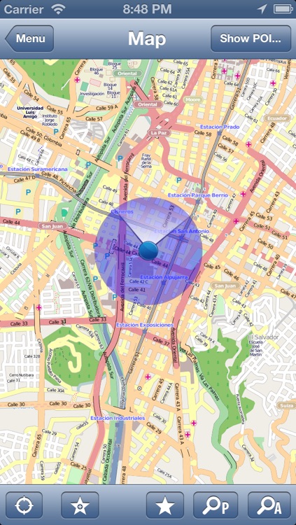 Medellin, Colombia Offline Map - PLACE STARS