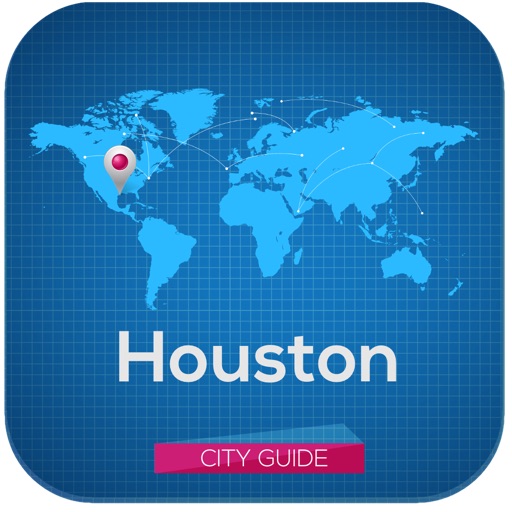 Houston guide, hotels, map, events & weather icon