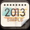 2013 US Calendar : Simple