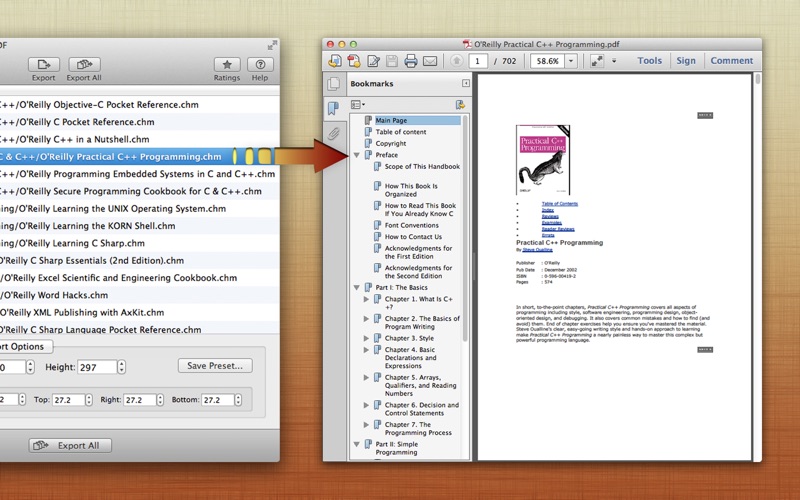 chm to pdf: the complete chm to pdf converter iphone screenshot 4