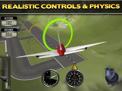 3D Plane Flying Parking Simulator Game - Real Airplane Driving Test Run Sim Racing Gamesのおすすめ画像3