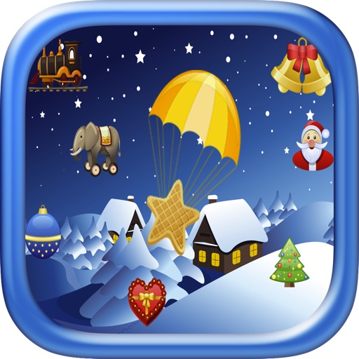 Christmas Holiday Surprise Simple Falling & Catching Match Game Icon