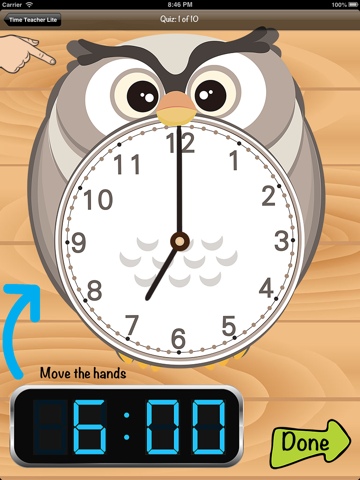 Screenshot #5 pour Time Teacher Lite - Learn How To Tell Time