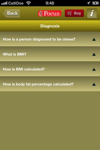 Obesity FAQ screenshot 2