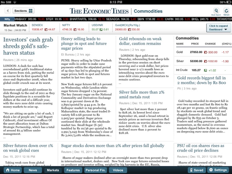 The Economic Times for iPad