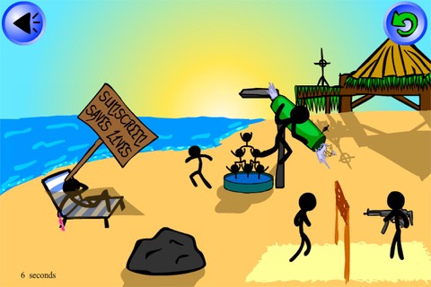 Stick Save - Stickman Beach Partyのおすすめ画像3