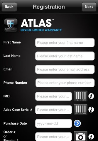 ATLAS™ Waterproof Case Device Warranty screenshot 3