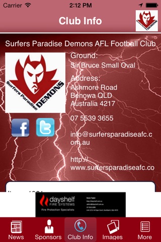 Surfers Paradise Demons Australian Football Club screenshot 4