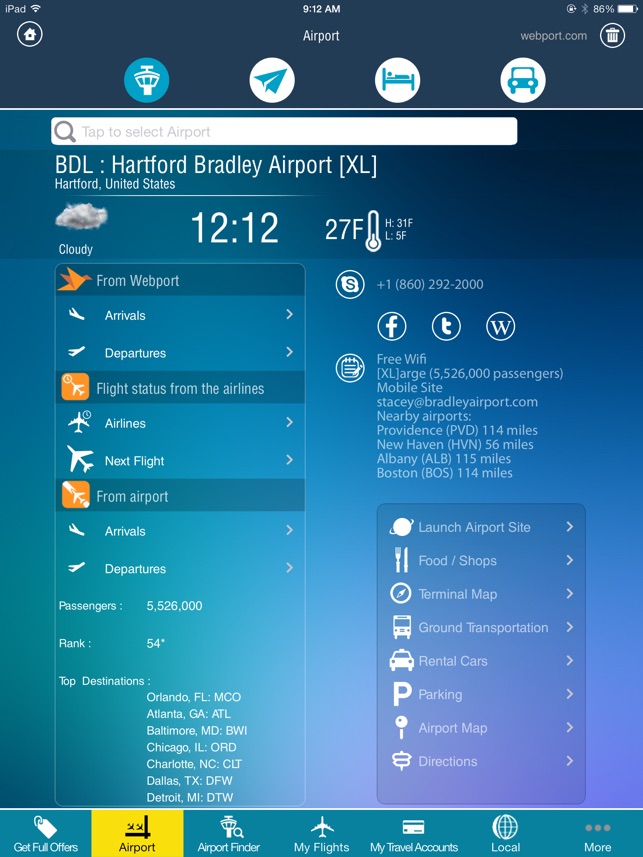 Hartford Bradley Airport + Flight Tracker HD BDL(圖2)-速報App