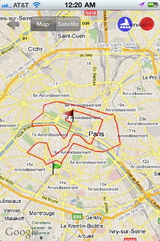 iRoller Paris, the only app with skate statistics, calories consumed screenshot 3