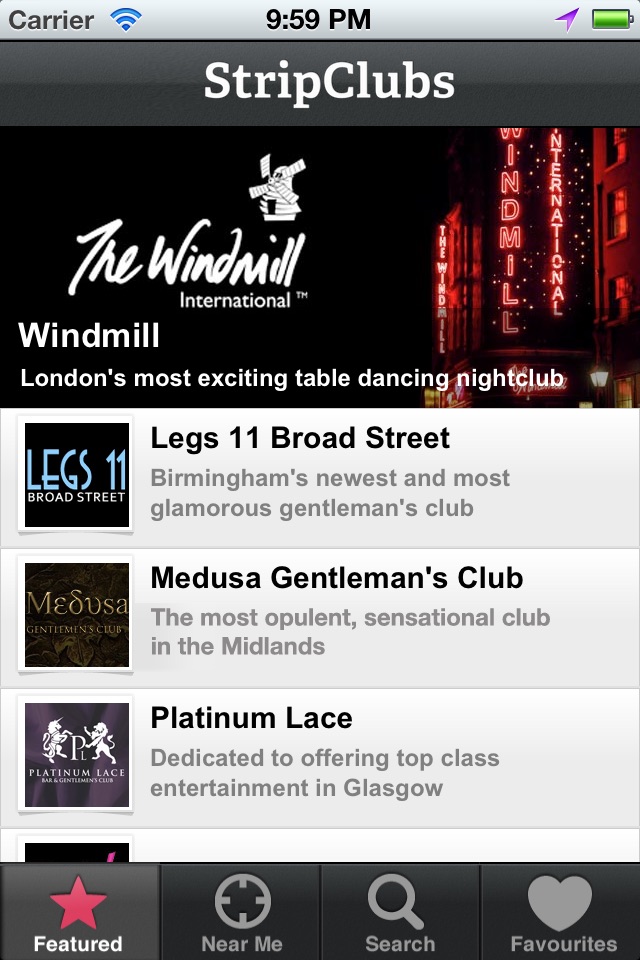 iStripClubs: UK Gentlemen's Nightclubs & Strip Clubs screenshot 3