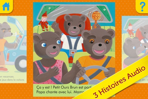 Joue et voyage avec Petit Ours Brun sur la route des vacances : jeux d’observation, couleurs, nombres et formes, puzzles et histoires audio. Application dès 2 ans screenshot 3