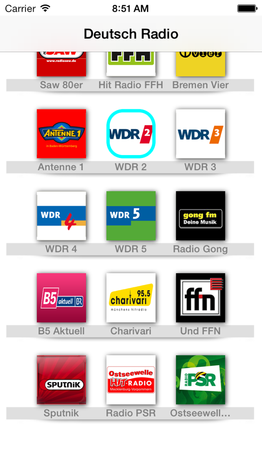 Meine deutschen Radio: Alle Radiosender aus Deutschland in der gleichen App! Live-Radio;) - 2.0 - (iOS)