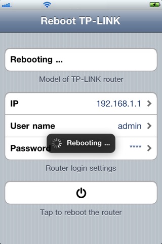 Reboot for TP-LINK Router screenshot 2