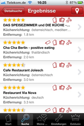 speisekarte.de - Restaurants nach Ihrem Geschmack screenshot 2