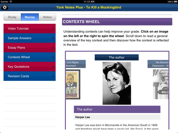 To Kill A Mockingbird York Notes GCSE for iPad screenshot-3