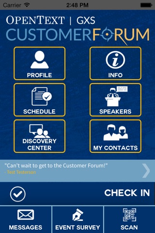 GXS|OpenText Customer Forum 2014 screenshot 2