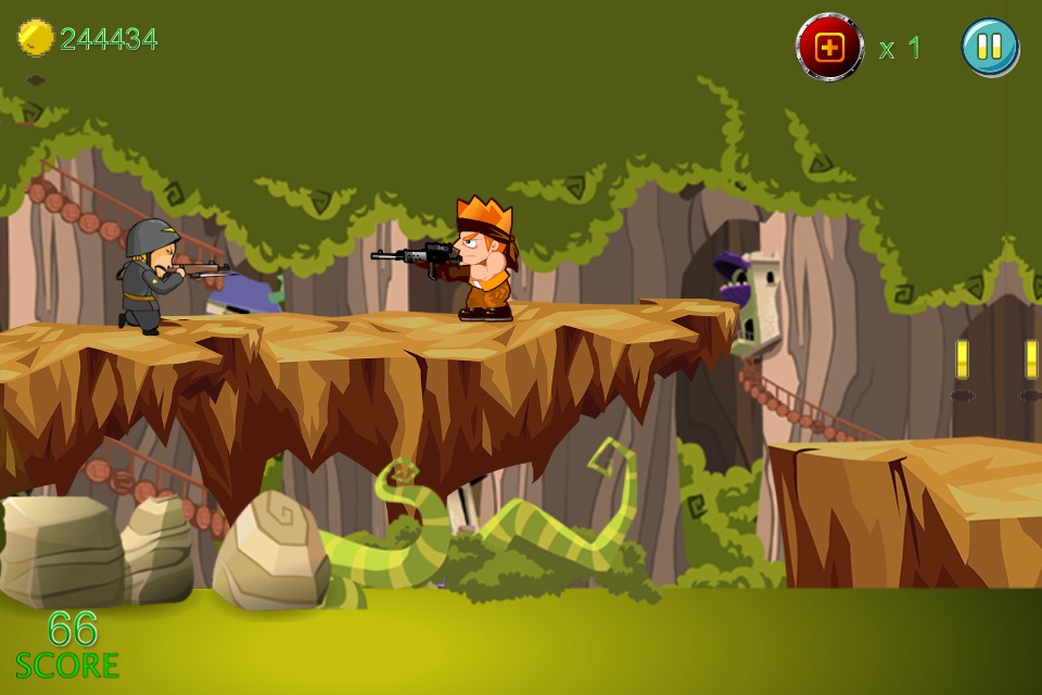 Soldier Sniper Shooter Jungle Battlefield - Run Jump & Shoot Evil Quest Free screenshot 4