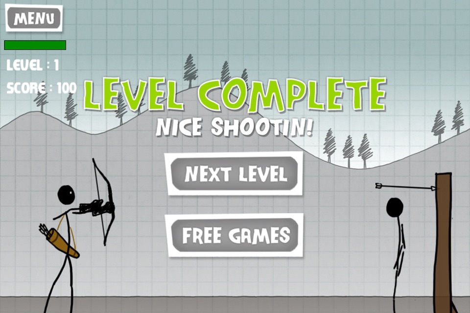 Stickman Apple Shooting Showdown - Free Bow and Arrow Fun Doodle Skill Game screenshot 4