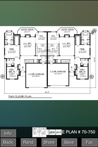 Duplex House Plans HD screenshot 3