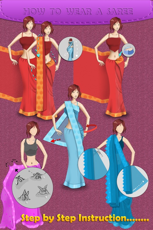 How to wear a Saree screenshot-4