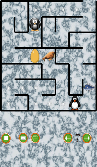 Screenshot #2 pour Manchot Labyrinthe (chercher l'œuf)
