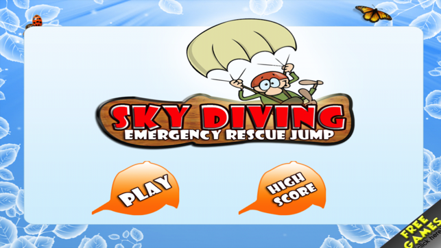 Sky diving emergency rescue jump - Free
