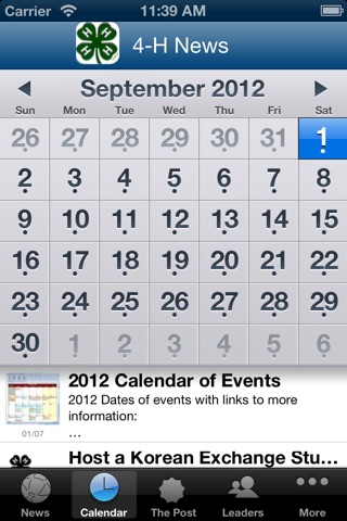 4-H News and Events screenshot 2