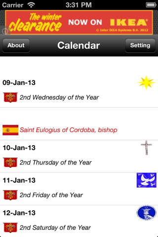 PocketCalendar screenshot 3