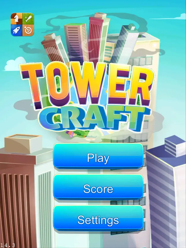 Tower Craft Free - the Best Fun tower build Games for Boys, Girls and Kids - a Cool Funny 3D Free Games - sky building construction Physics, stacking App4+_1