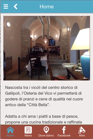 Osteria del Vico screenshot 2