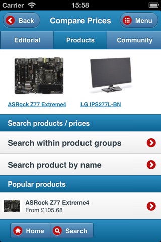 Hardware.Info Web App screenshot 2