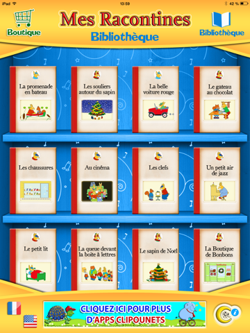 Screenshot #4 pour Racontine - histoire pour enfant en livre animé - Français / Anglais