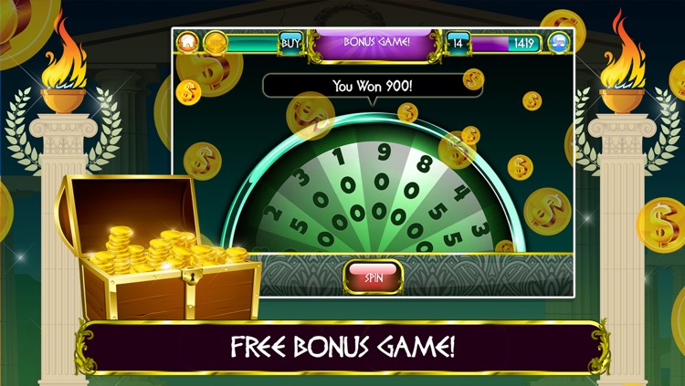 AAA Slots of Olympus Cash Heist - Battle Slot Machine Games (Realistic Simulation) screenshot-3