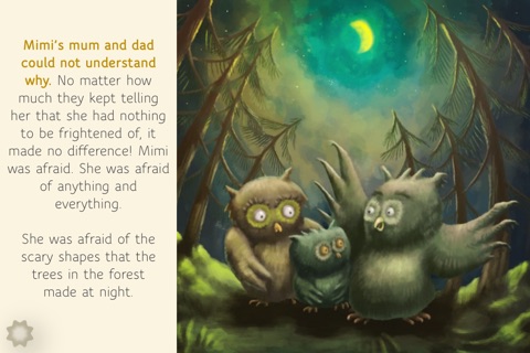 Mimi, the owl who was scared of the dark - Lite screenshot 2