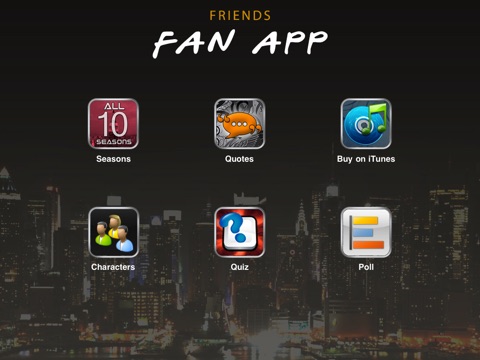 Friends Fan App для iPad
