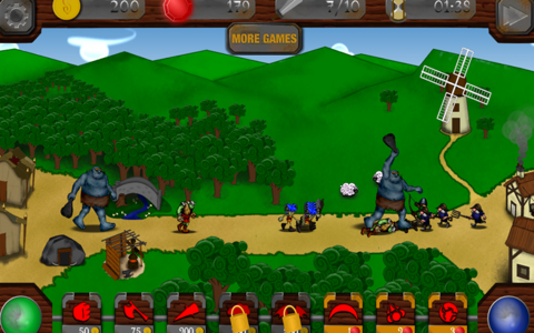 Pesky Humans 2D strategy game screenshot 2