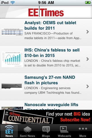 EEtimes Mobile screenshot 2