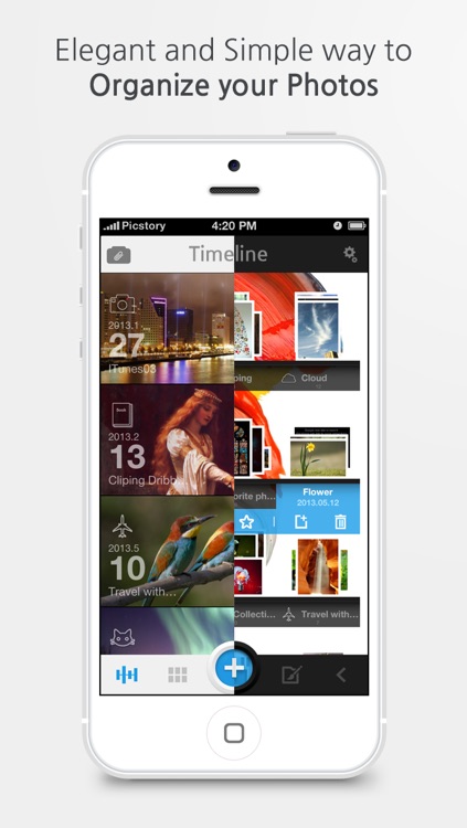 PicStory - Photo Manager with Dropbox,Picasa,Flickr,Evernote