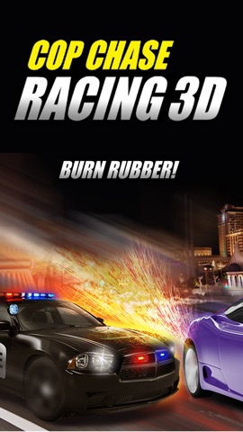 A Cop Chase Car Race 3D FREE - By Dead Cool Appsのおすすめ画像1
